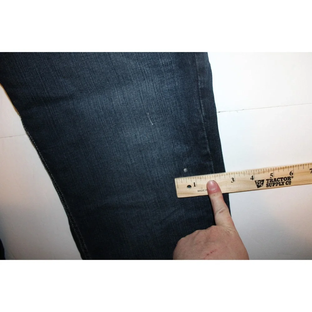 Levis 559 Jeans Mens 38x30 Blue Denim Relaxed Fit Straight Leg Dark Stone Wash